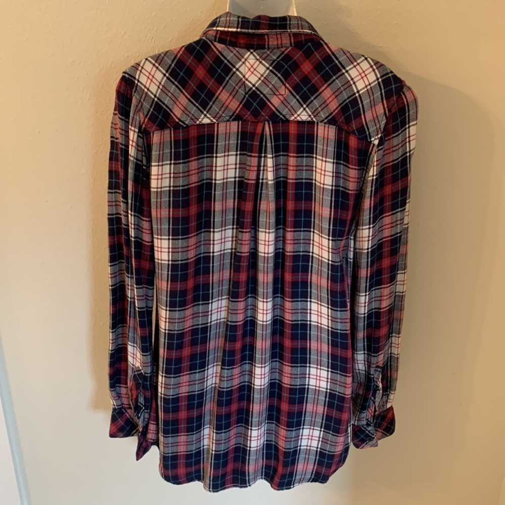 Rails Button Up Plaid Shirt - Size Medium - image 2